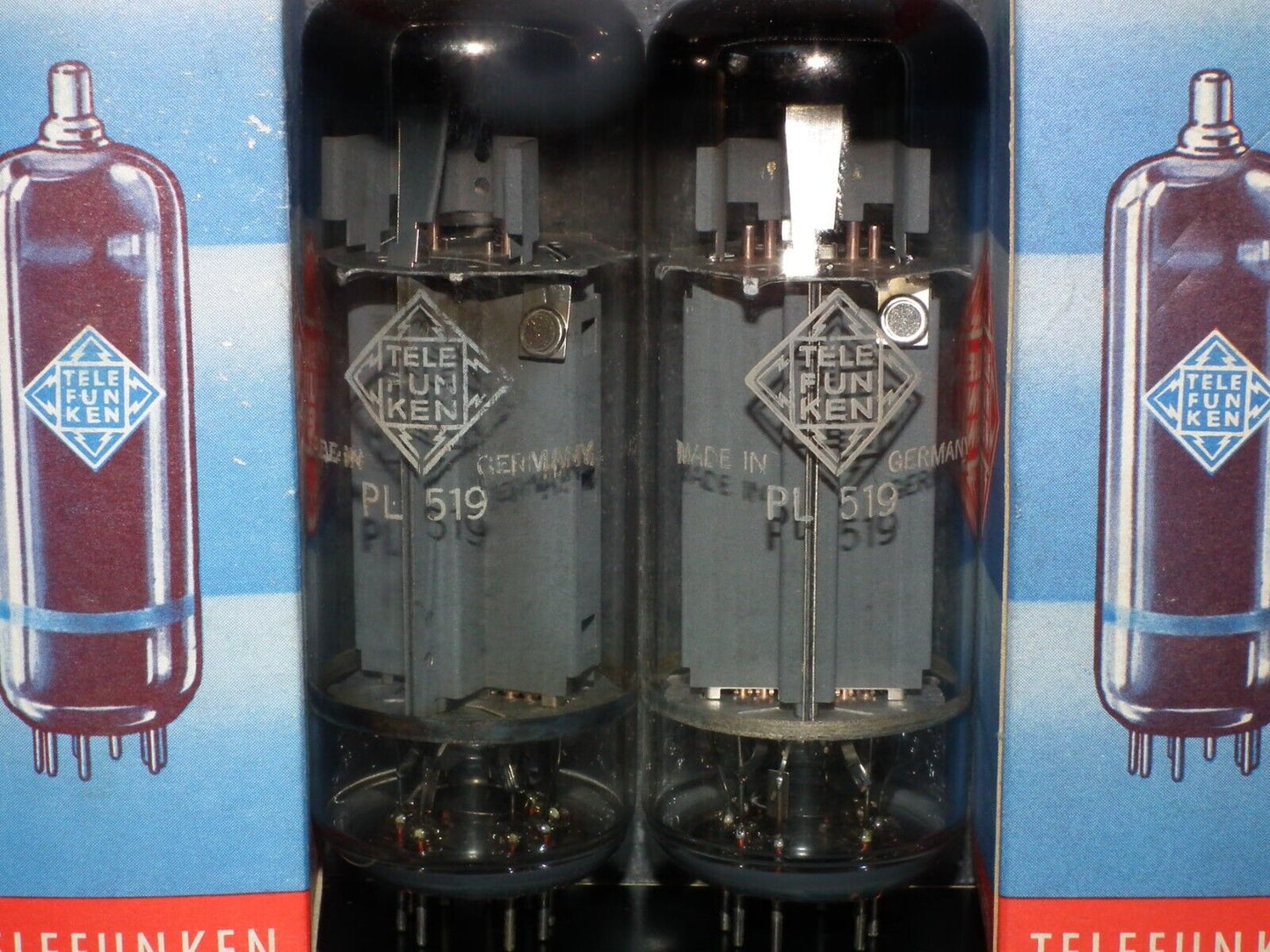 PL519 Telefunken 40KG6 PLATINUM Matched PAIR EAR859 EAR861