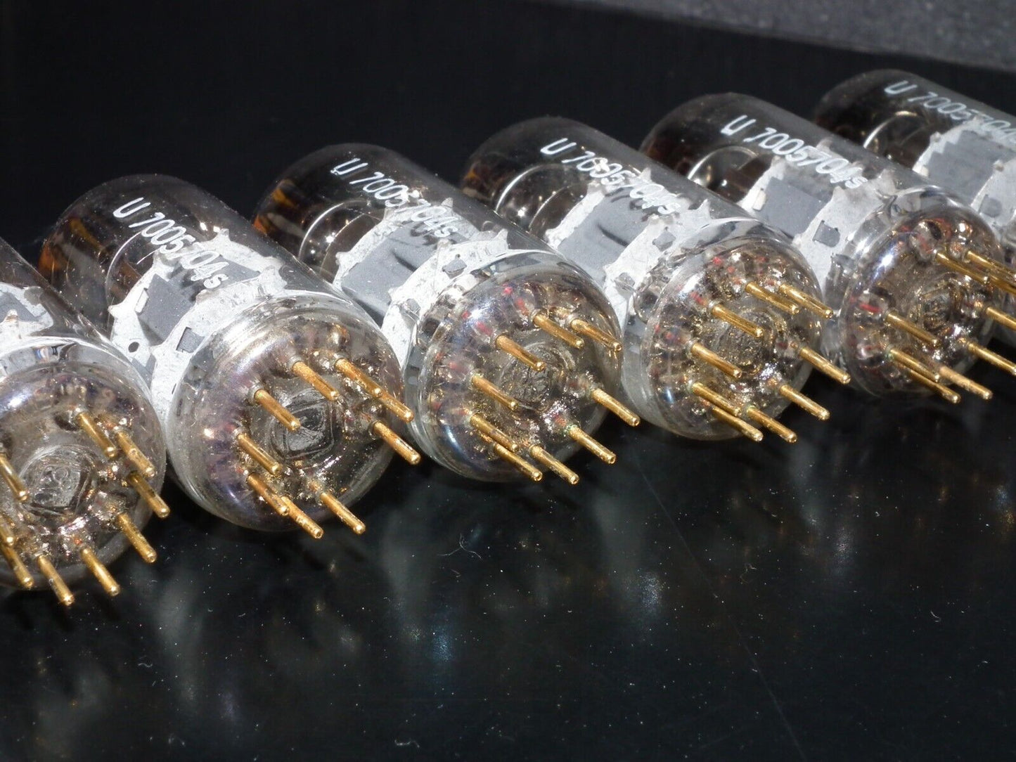 Platinum matched pair E88CC Telefunken 6922 Diamond Bttm Ulm Balanced Tested NOS