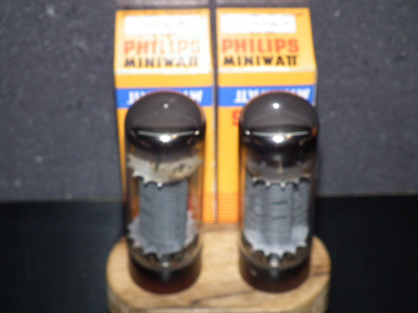 EL34 6CA7 Tesla Czechoslovakia Platinum Matched Pair Tested NOS