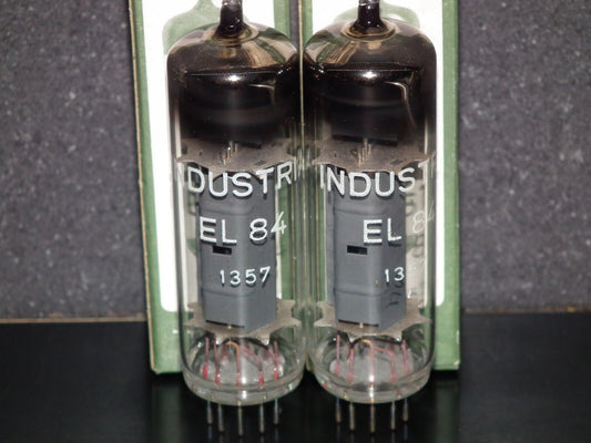 EL84 6BQ5 Hoges by RFT Germany - NOS NIB RARE WELDED PLATES