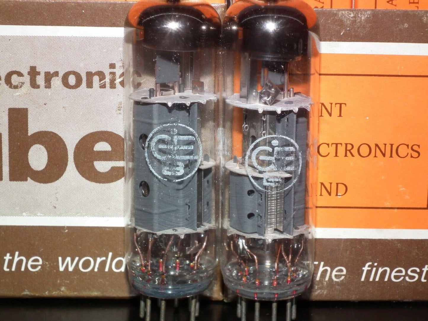 Platinum Matched Pair (2 tubes) PCL805 Tungsram GEB Triode Pentode NOS NIB