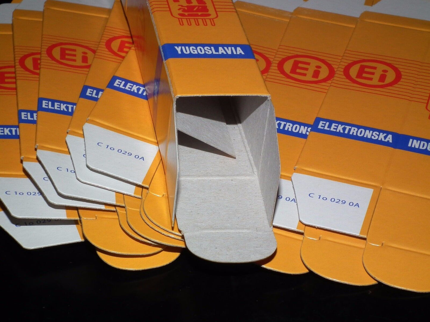 16 pcs EI Yugoslavia Tube Boxes for Audio tubes ECC81 ECC83 E88CC EL84 ECC803S