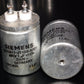 Two vintage MKV Capacitors 1mfd / 400V DC Siemens Klangfilm Hi End 1u 250V AC