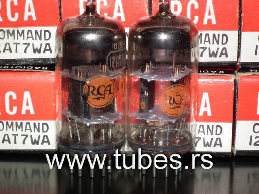 12AT7WA RCA Command Series NOS NIB platinum matched pair