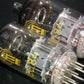 ECC84 RFT NOS Platinum matched pair, old type early 70s East Germany