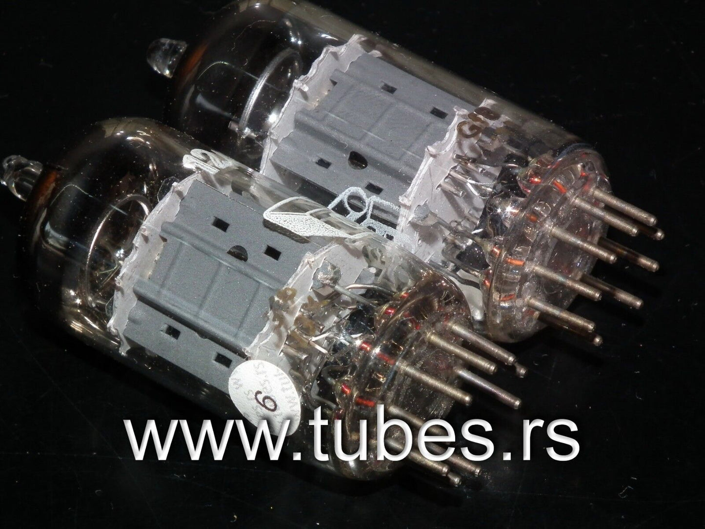 Philips Miniwatt 12AU7 ECC82 rebranded CEI - Platinum Matched Pair