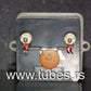 ICE - moving coil ammeter ampere meter indicator 0-10A - panel mount - Mod. 210