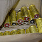 One vintage NOS Jensen electrolytic capacitors 22uF 450/500V Made in Denmark 70s