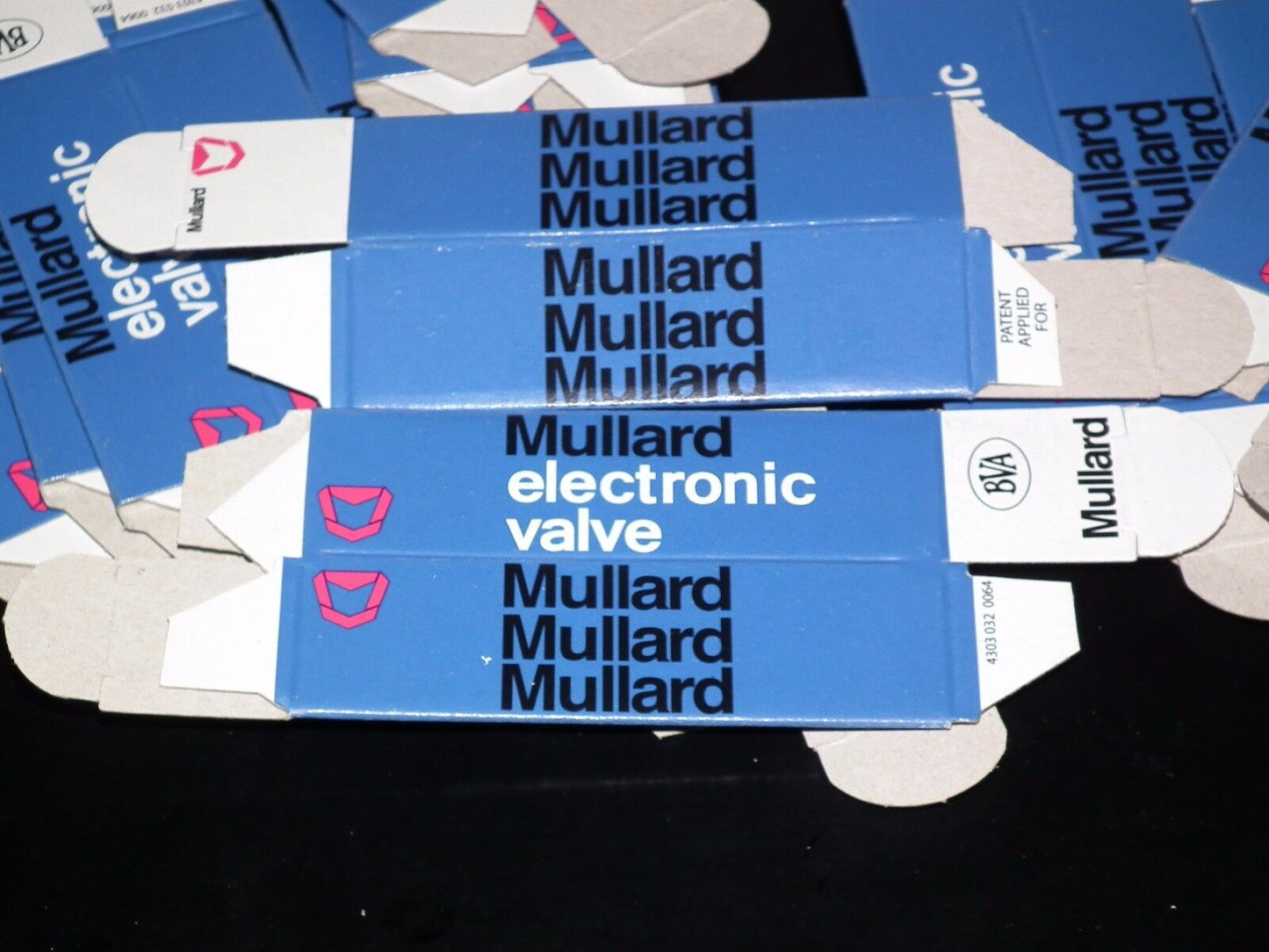 100 pcs Mullard Tube Boxes for Audio tubes ECC81 ECC83 E88CC EL84 ECC803S