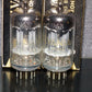 5963 Sylvania Gold 12AU7 ECC82 NOS Matched pair Long Box Plates Square Getter
