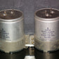Two vintage Siemens electrolytic capacitors 2500uF / 115V Klangfilm October 1967