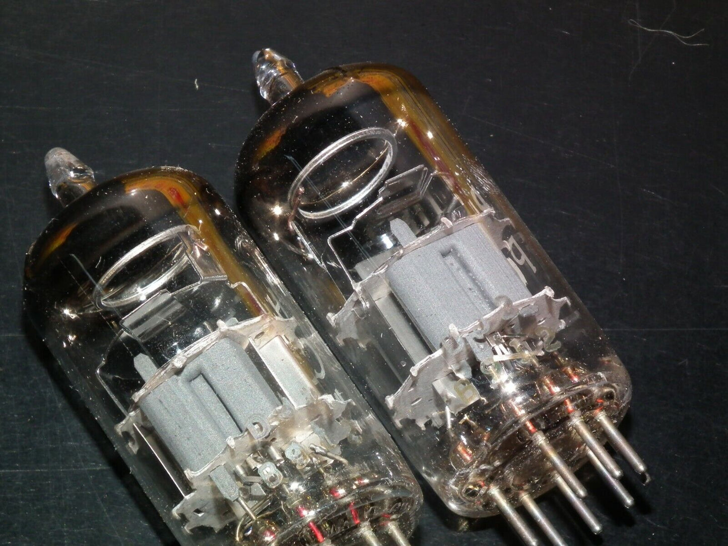 PCC88 Mullard 7DJ8 Rebranded Philips Platinum Matched Pair