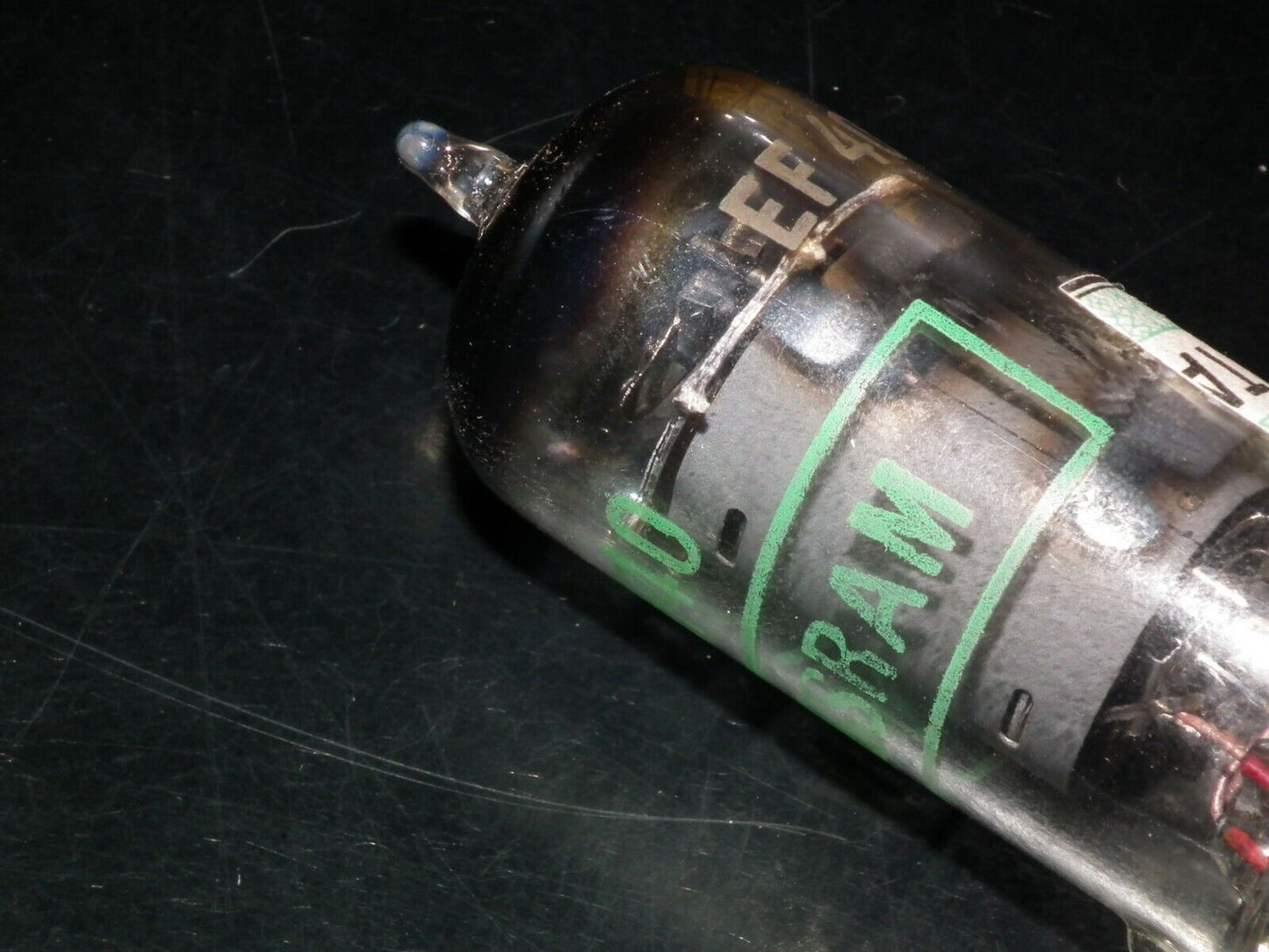 EF40 Tungsram Austria RARE Foil Disc Getter late 50s Low Noise Audio