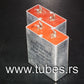 Two vintage Siemens electrolytic capacitors 250uF / 40V Klangfilm, West Germany