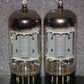 Matched Pair 12AU7 Philips ECC82 Long Anodes 17mm CrossFoil D Getter k63 1957 MP