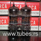 6189 RCA 12AU7 NOS NIB platinum matched pair ECC82 ECC802S Long Life E82CC