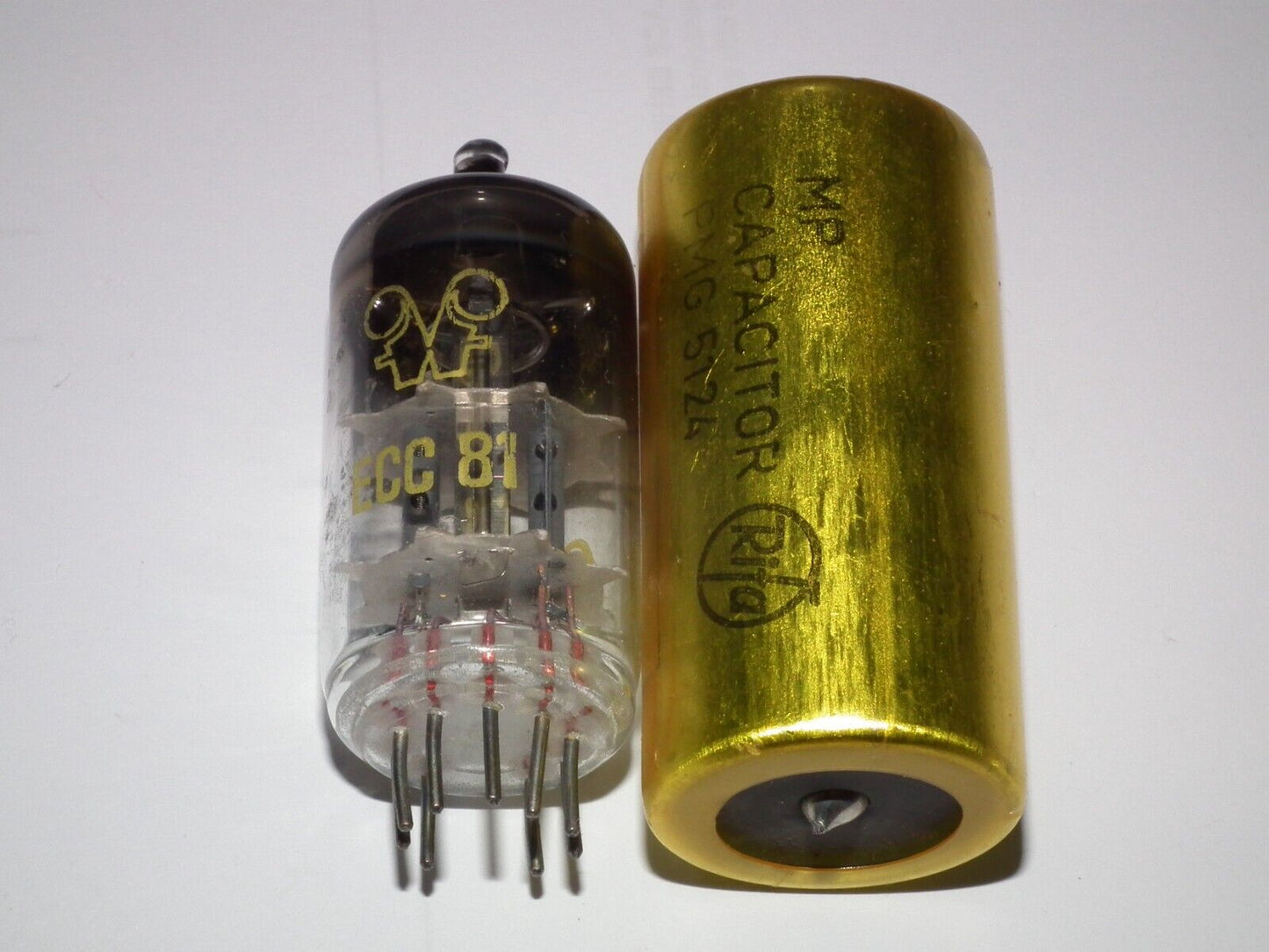One vintage MP capacitors 2 uF / 400V Rifa Sweden (PIO - Paper in oil) Pull out