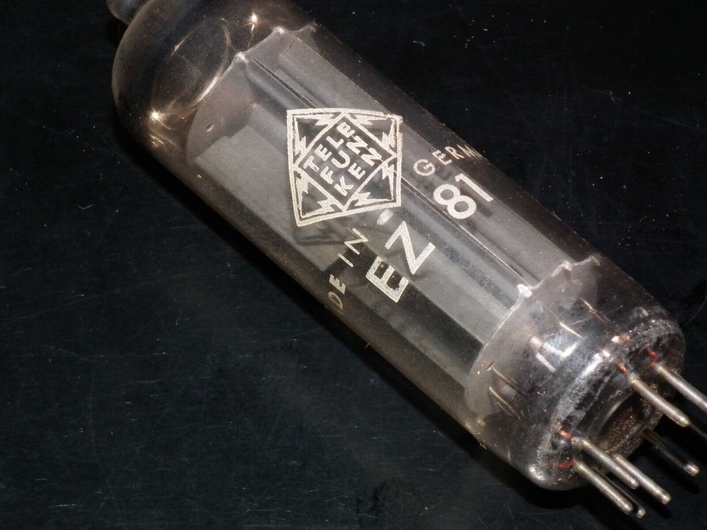 EZ81 Telefunken 6CA4 Used Tested 100% Not diamond bottom