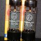 EL34 6CA7 EI Yugoslavia NOS NIB Platinum Matched pair STAPLED PLATES OO getter