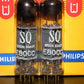 Philips E80CC 6085 Platinum Matched pair NOS Made in Heerlen 1966 Gold Pins