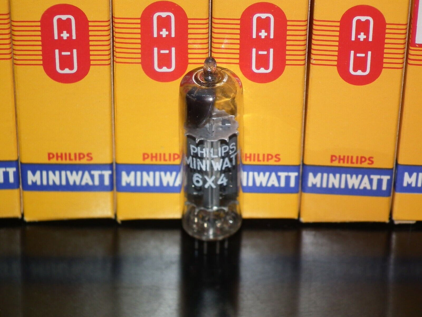 6X4 EZ90 Philips Miniwatt Rare Inclined Getter NOS NIB Tested
