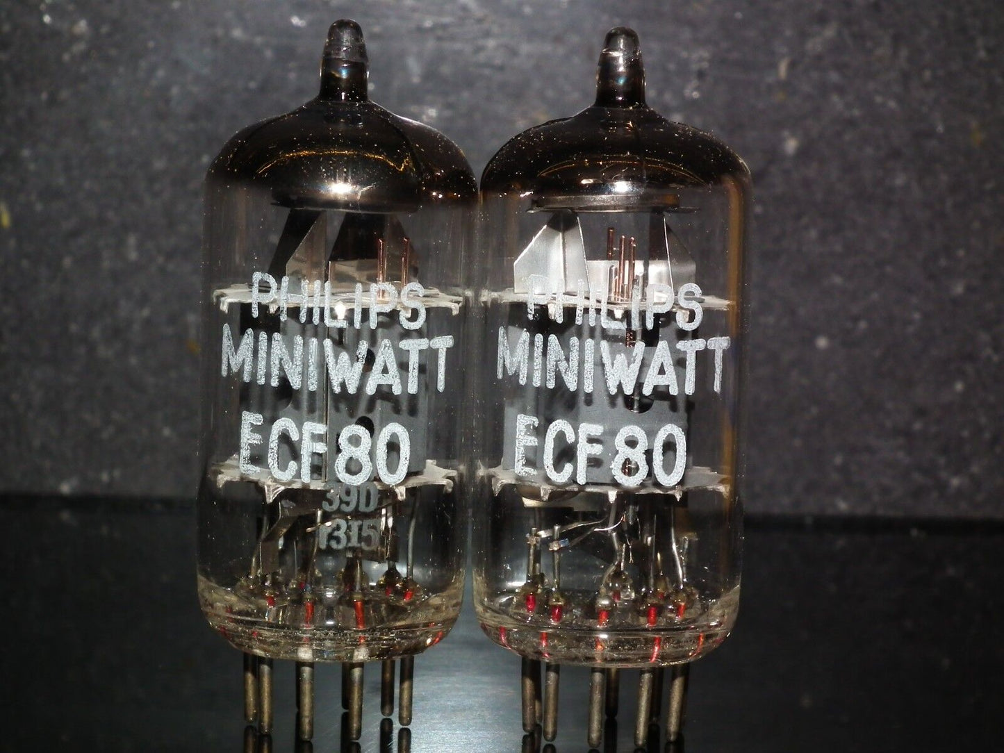 ECF80 6BL8 Philips Miniwat NOS Matched Pair for McIntosh MR65B MR67 MR71 333A