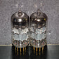 Platinum Matched Pair CCa Siemens E88CC ECC88 GRAY SHIELD Used Tested NOS 135%