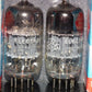 12AY7 RCA ADA platinum matched pair RARE SQUARE GETTER 6072 6072A USED 100%