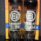 EL84 6BQ5 EI Yugoslavia - NOS platinum matched pair Silver anodes Mullard tools