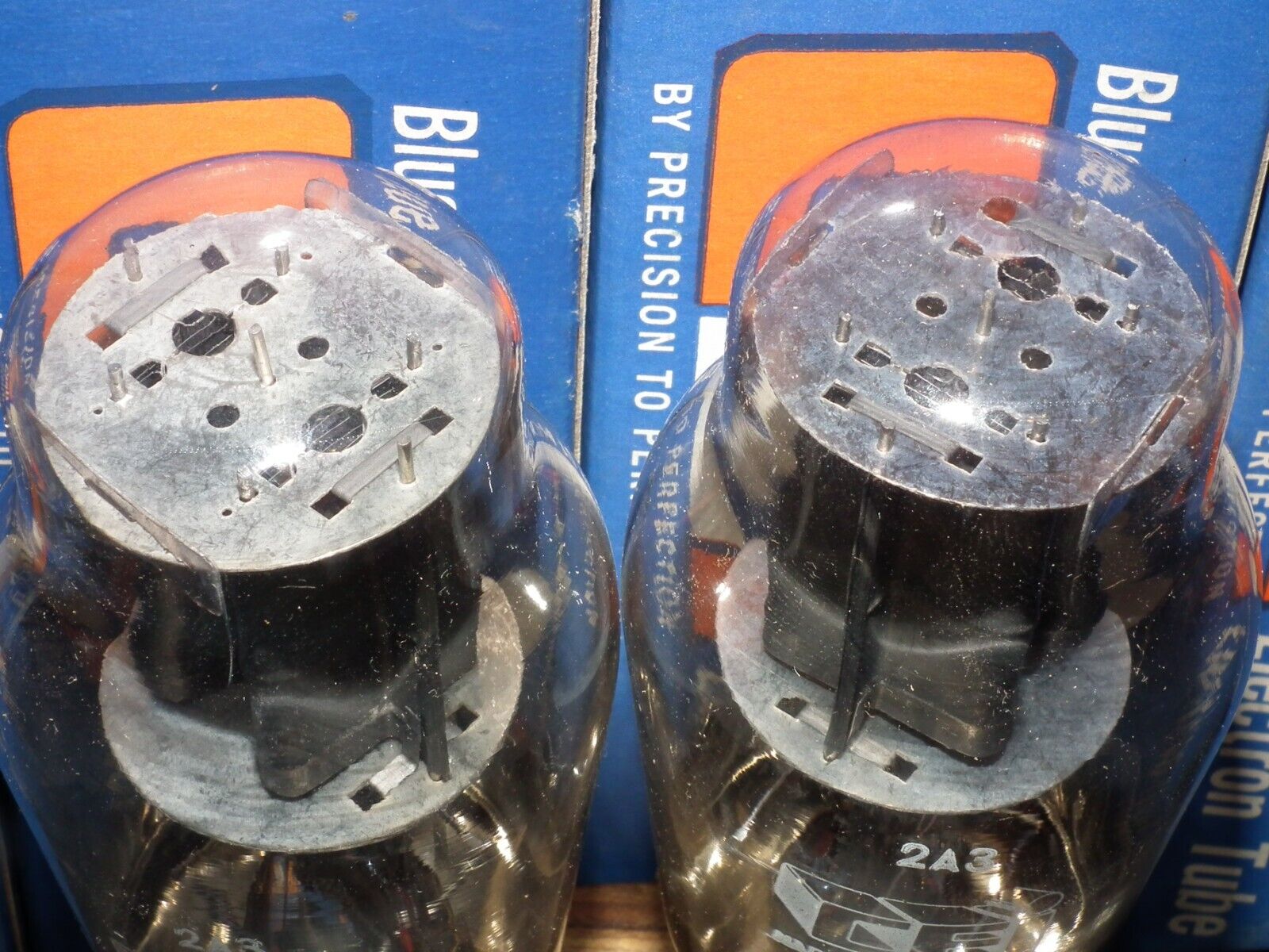 真空管　2A3 Canadian Marconi社製　2本 Platinum Matched Pair 2A3 Canadian Marconi NOS NIB DD Getter