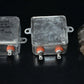 Two NOS WEST CAP SPRAGUE PIO hermetically sealed capacitor 1u 1KV CP53B1EG105K1