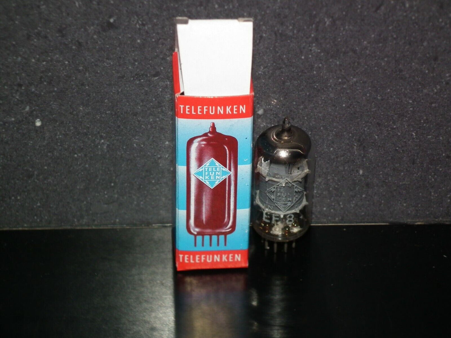 EF86 Telefunken Gray Anodes, Diamond bottom, USED - TESTED NOS 100% Bad Logos