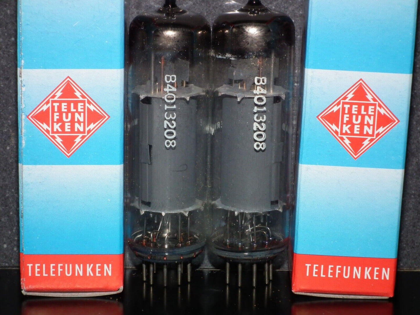 NOS Matched Pair EL84 Telefunken 6BQ5 Diamond Bottom The Same Codes West Germany