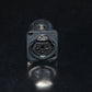 Switchcraft female XLR E3FSC NOS connector (3 pole) Made in UK Black panel mount