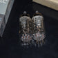 3A4 CIFTE DL93 - NOS NIB platinum matched pair (2 tubes) RARE SQUARE GETTER