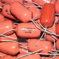 Two polystyrene capacitors 46000pF 0.046uF 250V ISKRA SIEMENS 1974 HI End Tube
