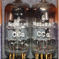 Platinum Matched Pair CCa Siemens E88CC ECC88 Dual Stage Getter Used Tested NOS