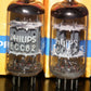 Matched Pair ECC82 12AU7 Philips Holland NOS NIB Heerlen Holland 1972