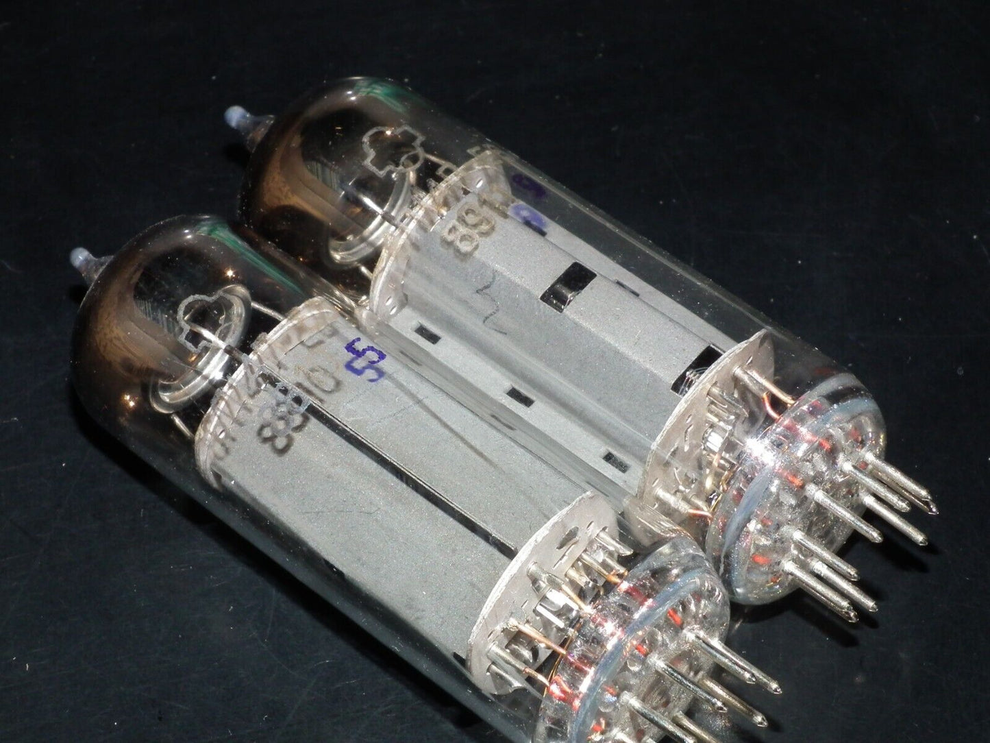 Matched Pair (2 tubes)  6P14P-EV EL84 6BQ5  Reflektor Saratov late 80s