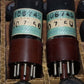 Platinum Matched Pair 6F6GT Fivre NOS Master Pack Box (Quads available)