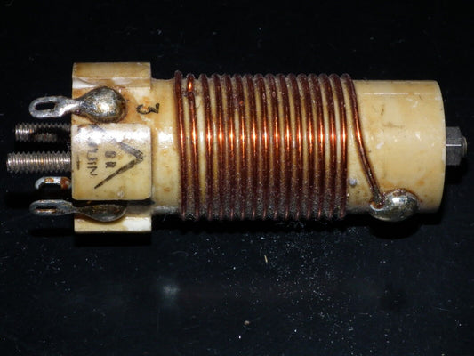 Vintage Ceramic Coil HF Radio AN/GRC-9 RT-77 “Angry Nine” BAND 1 t-107 coil