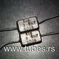 Two Silver Mica Capacitors KSO2 510pF 500V Soviet Audio Grade Caps