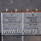 Two vintage PIO capacitors 2uF 160V Siemens Klangfilm 1970 W. Germany