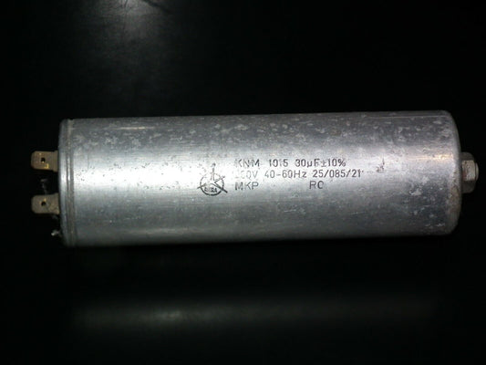 Iskra MKP Capacitor 30u 250V 30mfd, used, tested OK, Made in Yugoslavia