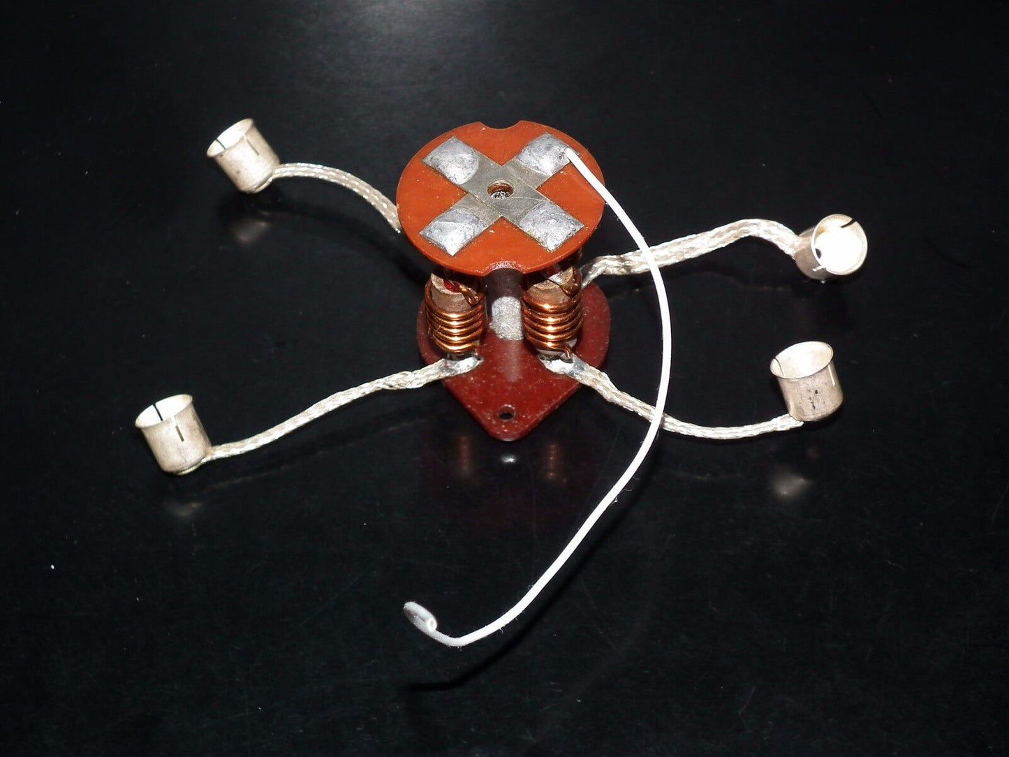 Suppressor Choke Assembly with plate caps for four tubes (HAM Radio Linear AMPs)