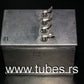 One vintage Siemens PIO capacitors 4 + 4 uF / 160V Klangfilm West Germany 1968