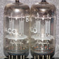 ECC83 Telefunken 12AX7 Matched Pair Smooth plates, diamond bottom, DYNACO USED 1
