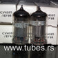 Platinum matched pair EF86 6267 CV4085 UK Low Noise Audio