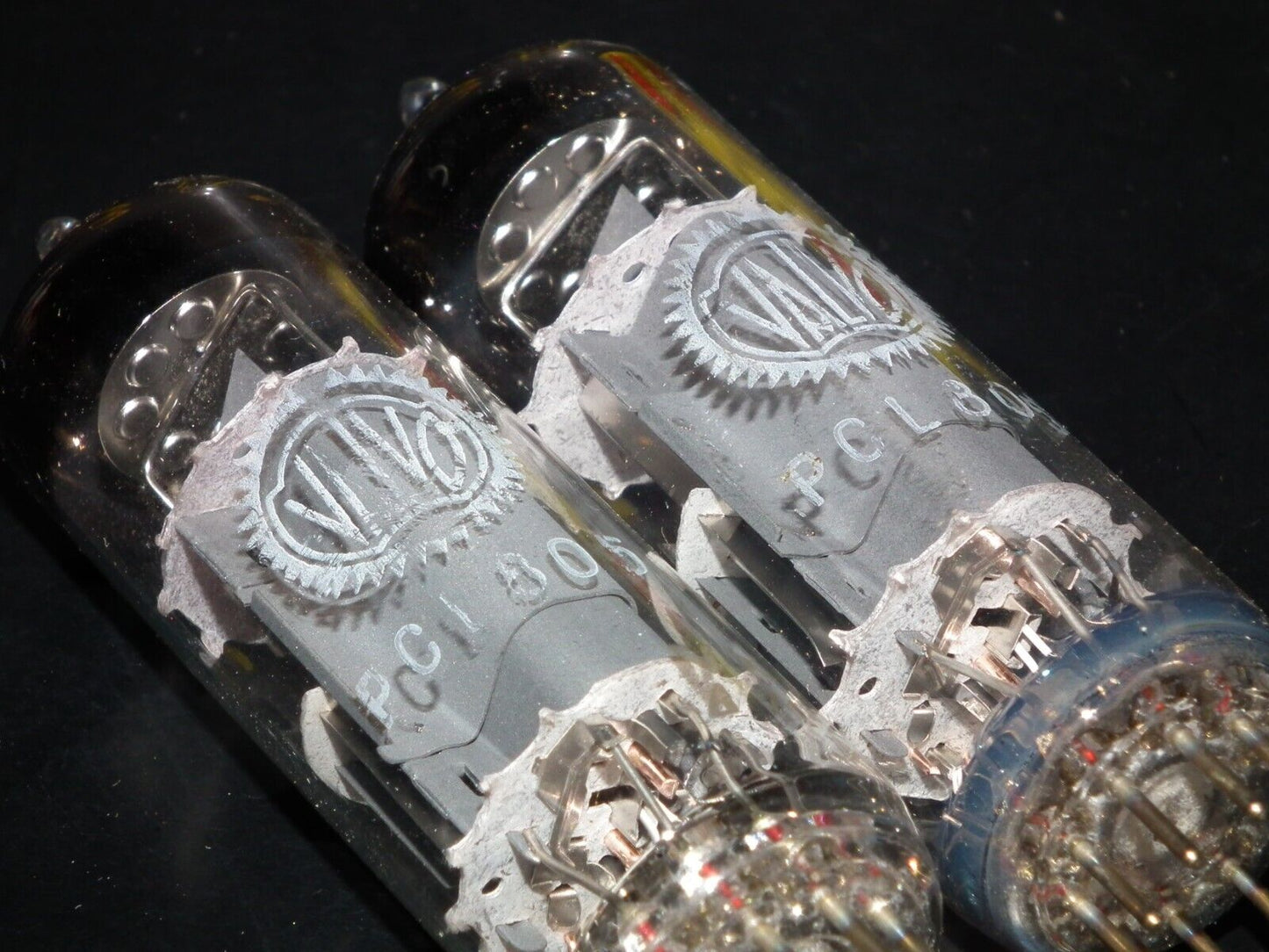 Platinum Matched Pair (2 tubes) PCL805 Valvo Philips Triode Pentode NOS NIB