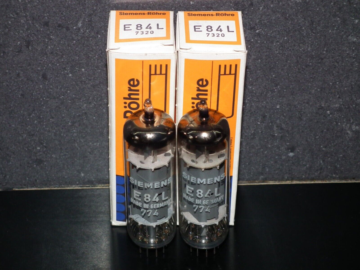 E84L 7320 Siemens Platinum Matched Pair NOS NIB EL84 6BQ5